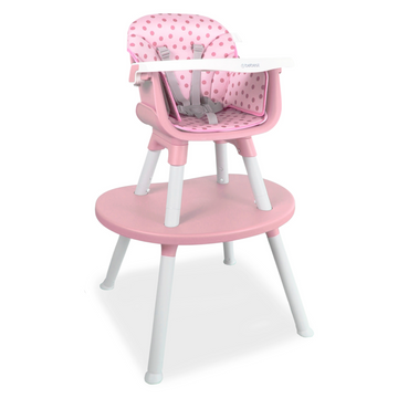 Silla Comedor Baby Desk 3 en 1 Rosado Bebesit